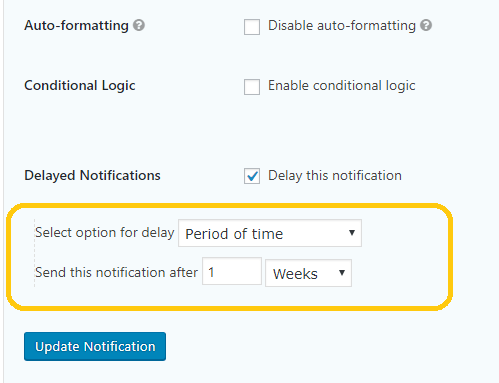 How To Ask For A Customer Review In Gravity Forms A Week After Their Purchase? 7 Delay Notifications In Gravity Forms