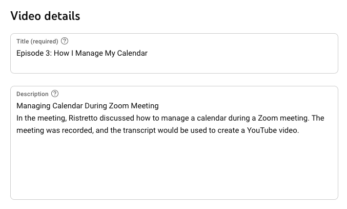 How To Upload Zoom Recording To Youtube: Automatic Uploads No Manual Intervention 4 How To Upload Zoom Recording To Youtube