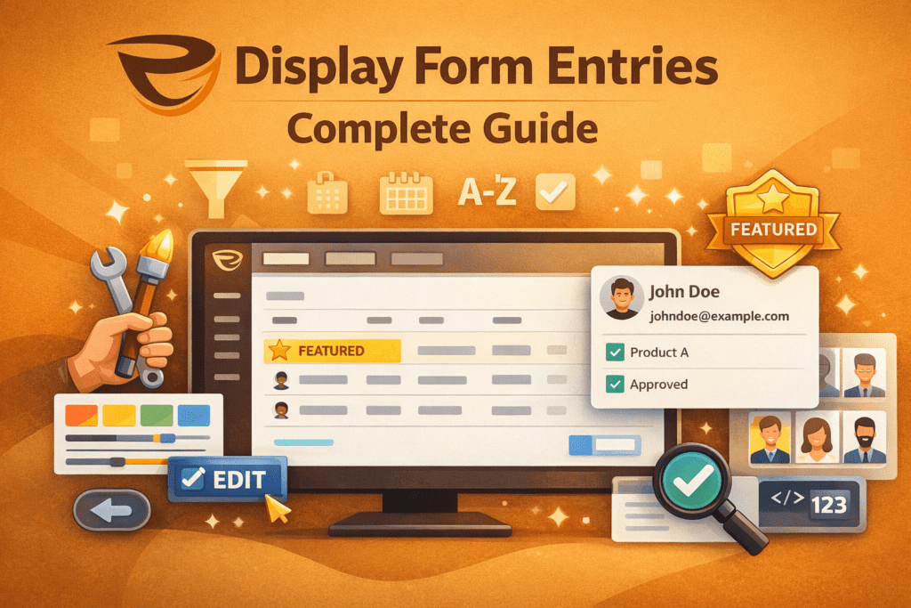 Display Form Entries – Complete Guide 1 Display Forms Entries Featured Image