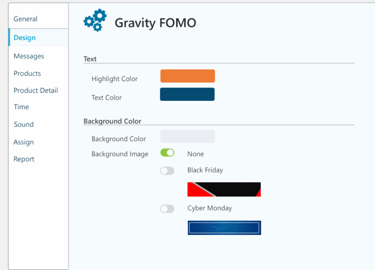gravity fomo design